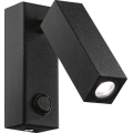 Ideal Lux - Spot mural LED PAGE LED/3W/230V IRC 90 noir